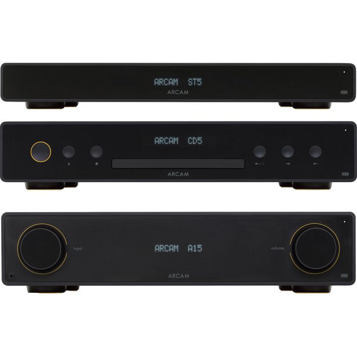 Arcam Radia A15 and Arcam Radia CD5 and Arcam Radia ST5