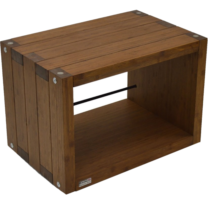 Atacama Elite Eco 24 Reference Vinyl Storage Unit - Dark Bamboo