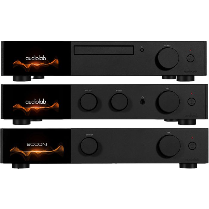 Audiolab 9000A and 9000N and 9000CDT Package - Black