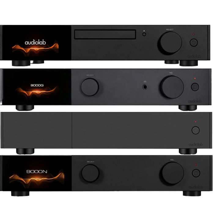 Audiolab 9000P 9000Q 9000N and 9000CDT Package - Black