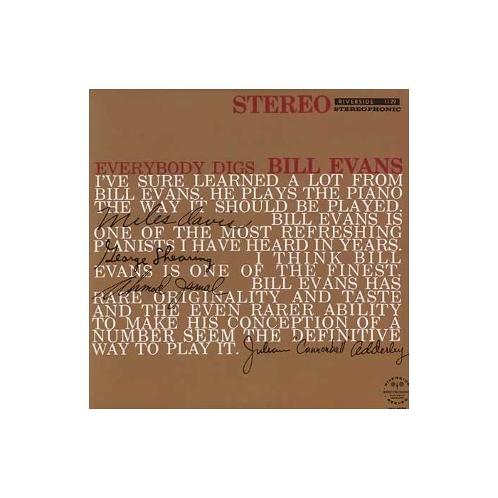 Bill Evans Trio - Everybody Digs Bill Evans (180g 2LP 45RPM Analogue Productions)