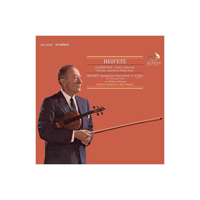 Heifetz Glazounov Violin Concerto Mozart Symphonie E-Flat (180g 2LP 45RPM)