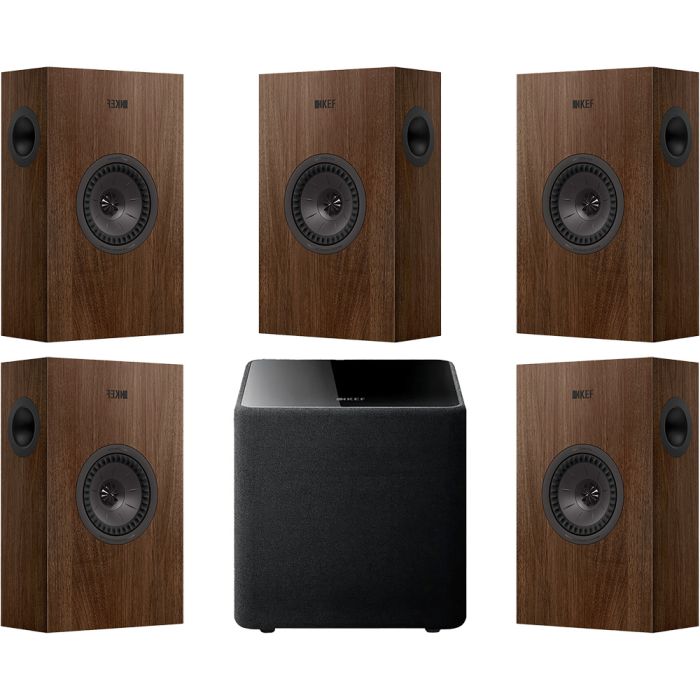 KEF Q4 Meta Home Cinema Speaker Package - Walnut