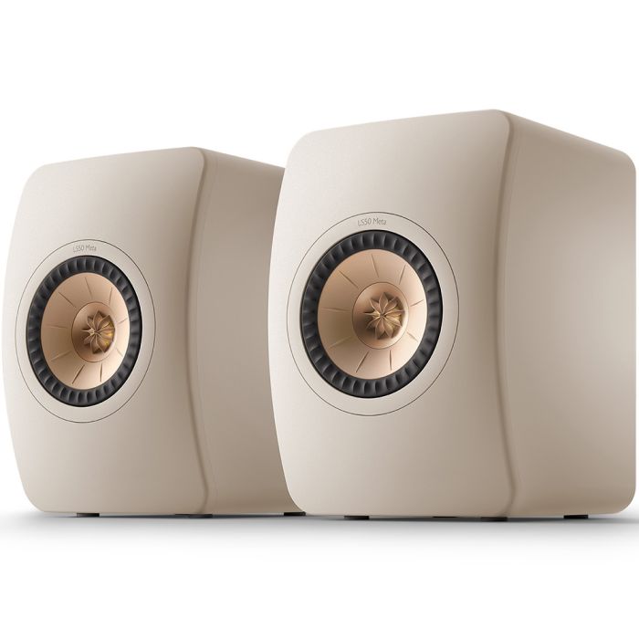 KEF LS50 Meta Speakers (Pair) - Sand Shell