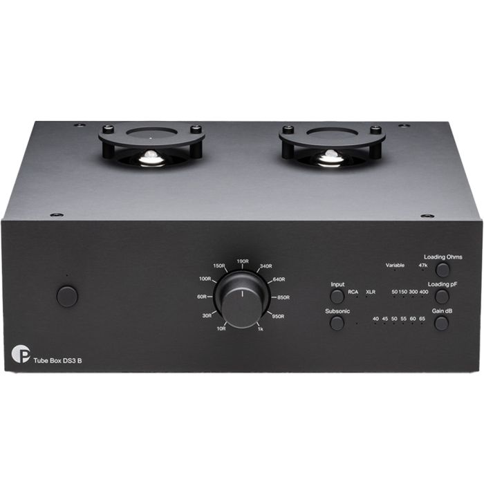 Pro-Ject Tube Box DS3 B Balanced Valve Phono Stage - Black