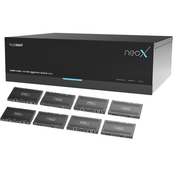 PulseEight Neo X Full 4K 8x10 Video and Audio Matrix