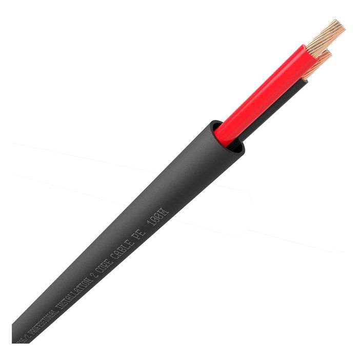 QED QX16/2 Outdoor 2-Core Black Speaker Cable - Per Metre