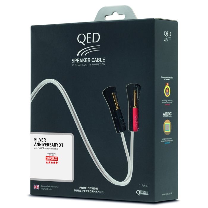 QED Reference Silver Anniversary XT Speaker Cable Terminated