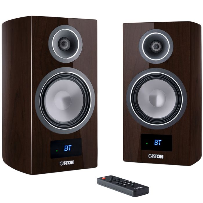 Canton Smart Vento 3 S2 Active Speakers (Pair) - Dark Walnut Gloss