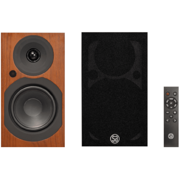 System Audio Air 9 Active Speakers (Pair) - Walnut
