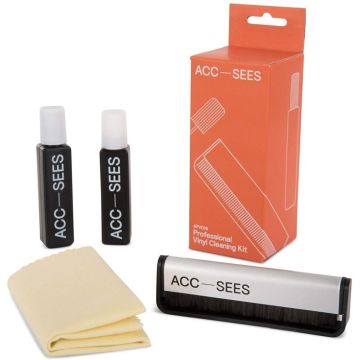 Acc-Sees Carbon Fibre Brush + Anti Static Record Cleaner Pack