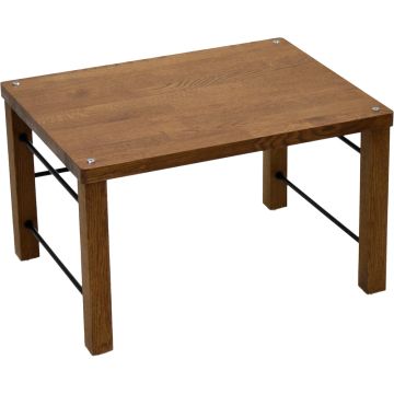 Apollo Podium 6 Hi-Fi Stand Vinyl Storage Module - Dark Finish Oak