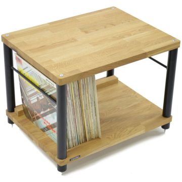 Apollo Storm 6 Oak 2 Shelf Vinyl Storage Unit