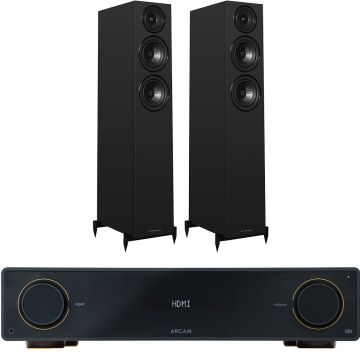Arcam Radia A15+ Integrated Amplifier with Wharfedale Diamond 12.3i Speakers