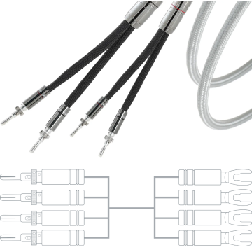 Atlas Asimi Grun Transpose Speaker Cable 4:4 (Terminated Pairs)
