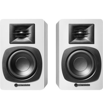 Audio Technica AT-SP3X Active Speakers (Pair) White