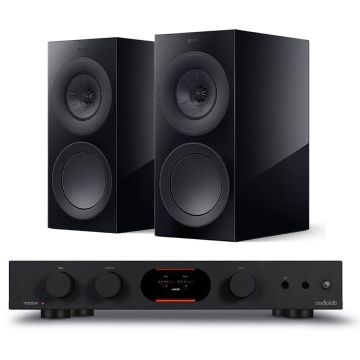 Audiolab 7000A Integrated Amplifier with KEF R3 Meta Bookshelf Speakers