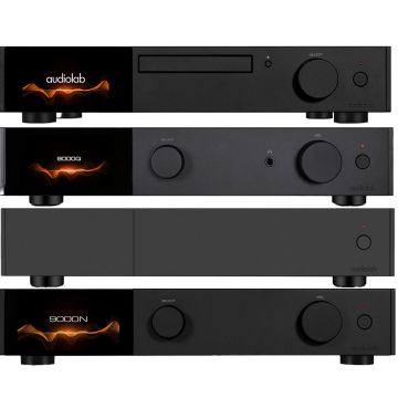 Audiolab 9000P 9000Q 9000N and 9000CDT Package - Black