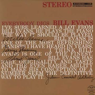 Bill Evans Trio - Everybody Digs Bill Evans (180g 2LP 45RPM Analogue Productions)