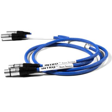 Black Rhodium Intro XLR Interconnects 1m - Blue