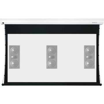 GrandView Cyber Electric Tab Tensioned Acoustic 16:9 Home Cinema Projector Screen