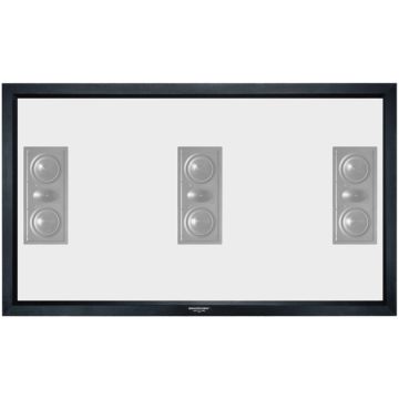 GrandView Cyber Fixed Frame Acoustic 16:9 Home Cinema Projector Screen