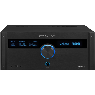 Emotiva Black RMC-1 16 Channel AV Processor Front