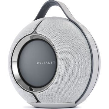 Devialet Mania Wireless Speaker – Light Grey - Logo 