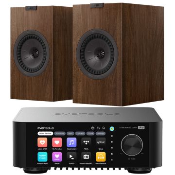 EverSolo Play and KEF Q3 Meta Package - Walnut