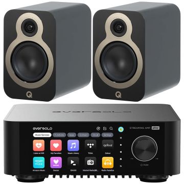 EverSolo Play and Q Acoustics 3030c Package - Satin Black