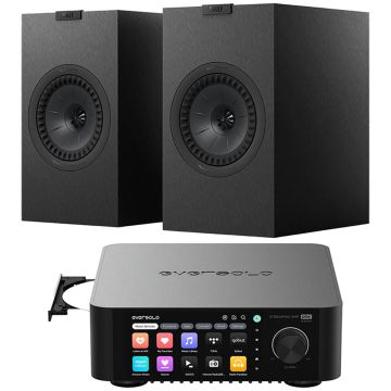 EverSolo Play CD and KEF Q3 Meta Package - Satin Black
