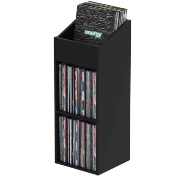 Glorious Record Rack 330 Vinyl Record Storage - Black