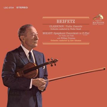 Heifetz Glazounov Violin Concerto Mozart Symphonie E-Flat (180g 2LP 45RPM)