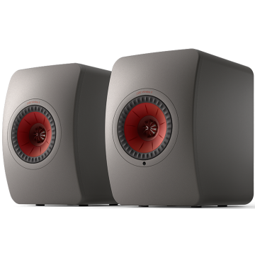 KEF LS50 Wireless II Speakers (Pair)-Titanium Grey Nearly New