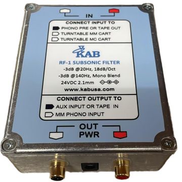 KAB RF1 Turntable Rumble Filter