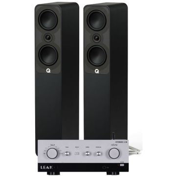 LEAK Stereo 130 Integrated Amplifier with Q Acoustics Q 5040 Floorstanding Speakers