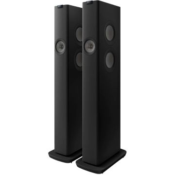 KEF LS60 Wireless Active Speakers (Pair) - Carbon Black