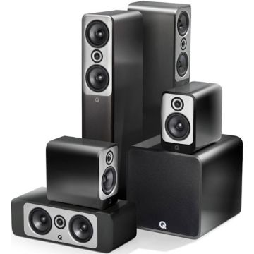 Q Acoustics Concept 50 5.1 Speaker Package black gloss
