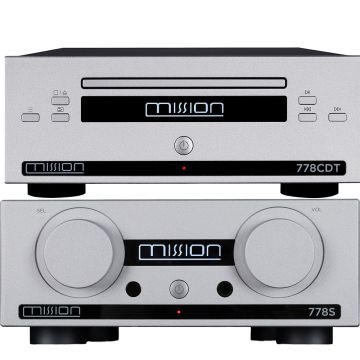 Mission 778S Streamer and 778CDT CD Transport Bundle - Silver