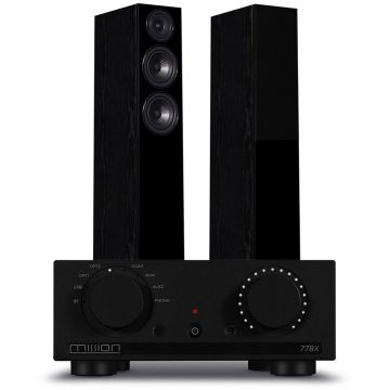 Mission 778X Integrated Amplifier with Wharfedale Diamond 12.3 Floorstanding Speakers