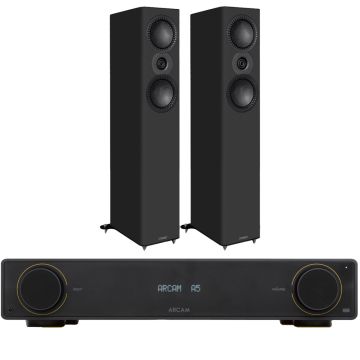 Mission QX-3 MkII and Arcam Radia A5 Bundle-Black