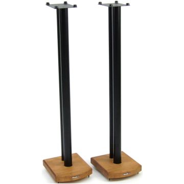 Atacama Moseco 10 Speaker Stands (Pair) -Black Satin-Dark Bamboo