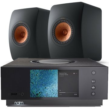 Naim Atom HDMI with KEF LS50 Meta Standmount Loudspeakers