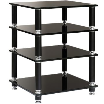 Norstone Stabbl Hi-Fi Stand Black Satin