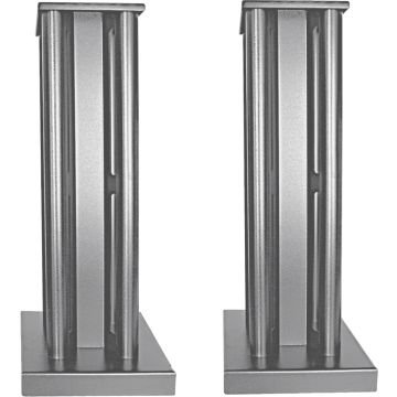 Partington Broadside Speaker Stands (Pair) Silver