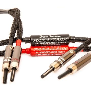 Black Rhodium Polka Classic Speaker Cable - Terminated Pairs