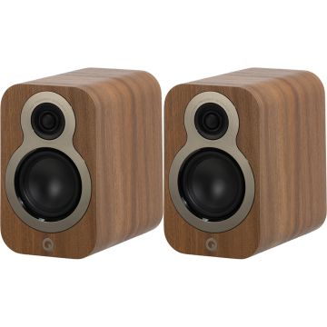 Q Acoustics 3010c Speakers (Pair) - Pin Oak
