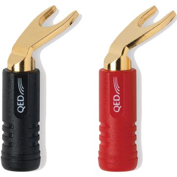 QED Airloc ABS Wide Spade Plug (Single)