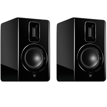 Quad Revela 1 Speakers (Pair) - Black Lacquer