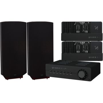 Quad ESL 2912 with Quad II Forty Monobloks and QC24 Package